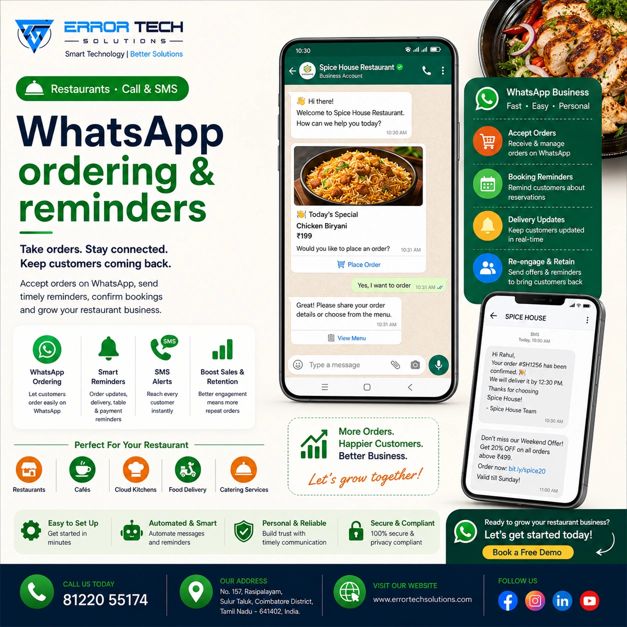WhatsApp ordering project